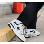 Premium New Balance 550 Black White Shoes For Men (BME54)