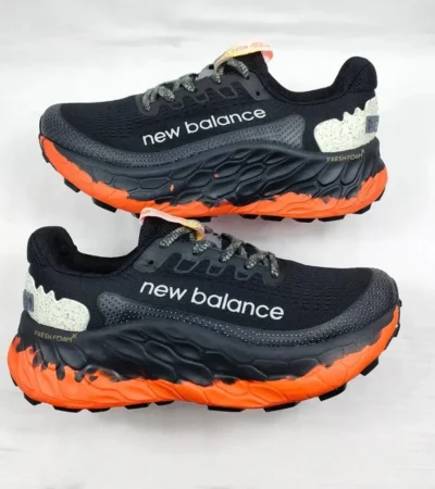 Premium New Balance Fresh Foam Black Orange Shoes For Men (RMF35)