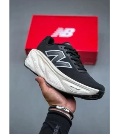 Premium New Balance Fresh Foam X More Evoz V5 Black White Shoes For Men (SW5705)