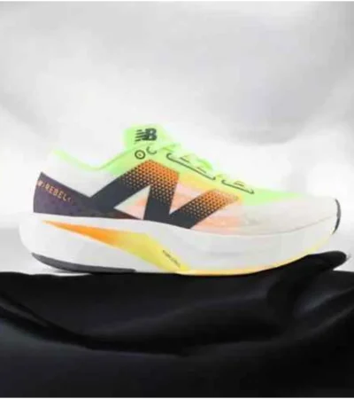 Premium New Balance Fuelcell Rebel V4 White Neon Shoes For Men (BME51) - Image 2