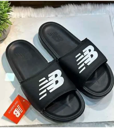 Premium New Balance Swf200 Black White Slides For Men (SP514)