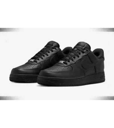 Premium Nike Air Force 1 Low All Black Shoes For Men (SNC555) - Image 2