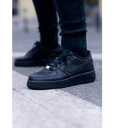 Premium Nike Air Force 1 Low All Black Shoes For Men (SNC555)