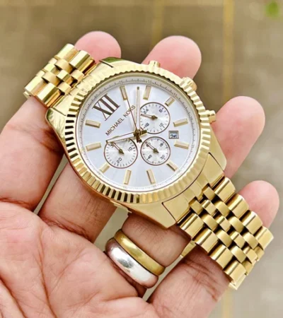 Michael Kors Gold Lexington First Copy Watch