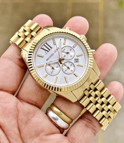 Michael Kors Gold Lexington First Copy Watch