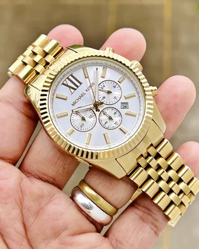 Michael Kors Gold Lexington First Copy Watch
