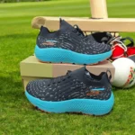 Stylish Skechers Max Road Hyper Burst Black Blue Shoes For Men (SW5800) - Image 3