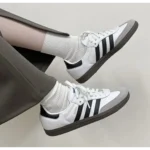 Trendy Adidas Samba White to Black Shoes for Men (SW4810) - Image 2