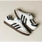 Trendy Adidas Samba White to Black Shoes for Men (SW4810)