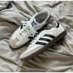 Trendy Adidas Samba White to Black Shoes for Men (SW4810) - Image 3
