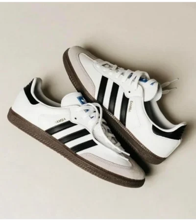 Trendy Adidas Samba White to Black Shoes for Men (SW4810)