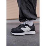Trendy New Balance 327 Black White Shoes for Men (SW4819) - Image 2