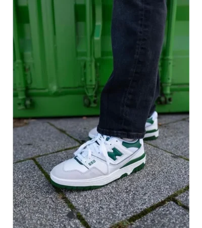 Trendy New Balance 550 Green Shoes For Men (SW5637) - Image 2
