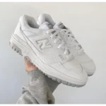 Trendy New Balance 550 White Grey Shoes For Men (SW6229)