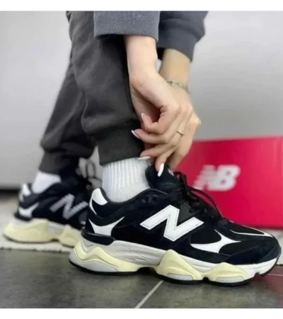 Trendy New Balance 9060 Black White Shoes for Men (SW4764)