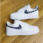 Trendy Nike Air Force 1 Paisley White Shoes For Men (SW5643)