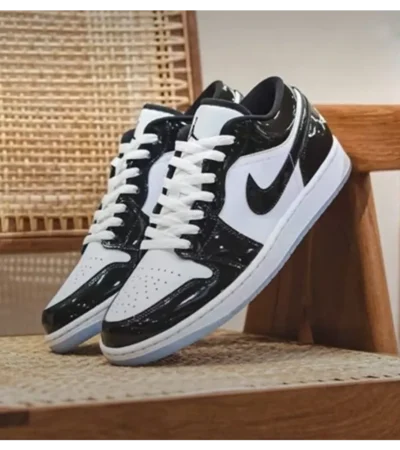 Trendy Nike Air Jordan 1 Low Concord Glossy Shoes For Men (SW6258)