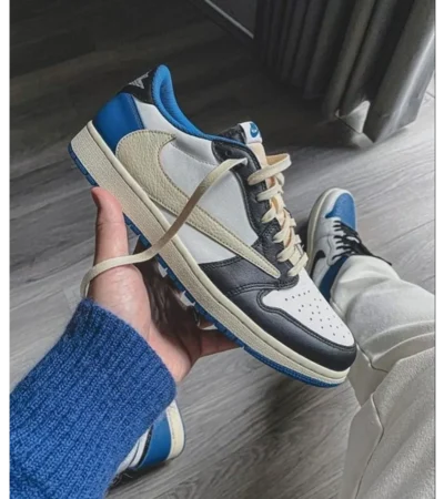 Trendy Nike Air Jordan Retro 1 Low Fragment X Travis Scott Shoes for Men (SW4780) - Image 2