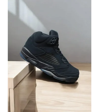 Trendy Nike Air Jordan Retro 5 Black Cat Shoes For Men (SW5638)