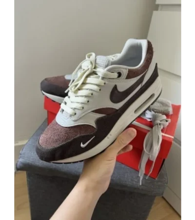 Trendy Nike Air Max 1 Velvet Brown Shoes For Men (SW5670)