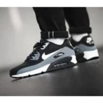 Trendy Nike Air Max 90 Essential Black White Shoes For Men (SW5631) - Image 3