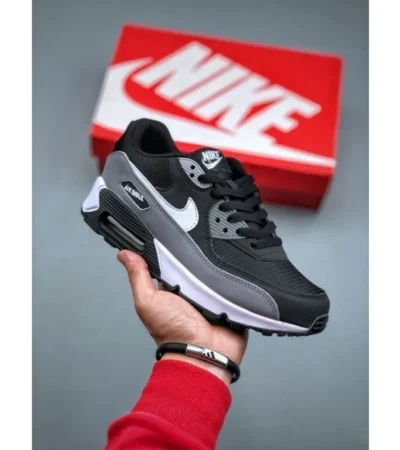 Trendy Nike Air Max 90 Essential Black White Shoes For Men (SW5631)
