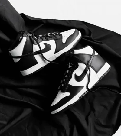 Trendy Nike Dunk High Panda Black White Shoes for Men (SW4818)