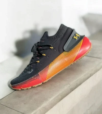 Under Armour HOVR Phantom 3 Black Orange Men Shoes (FT712)