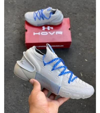 Under Armour UA Hovr phantom Grey Blue Men Shoes (FT521)