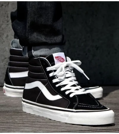 Vans Old Skool Black Long Men Shoes (FT459) - Image 2