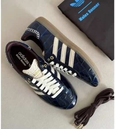 Wales Bonner X Samba Croc Navy Shoes For Men (HS203)