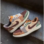 Zion Williomson x Air Jordan 1 Low Voodoo Shoes For Men (BOT60) - Image 3